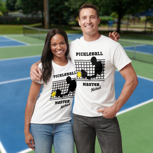 Pickleball-Spieler Meistergewinner individuelle Na T-Shirt