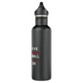 Pickleball-Spieler mit obsessive Pickleball-Störun Edelstahlflasche (Rechts)