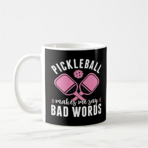 Pickleball-Spieler Pickleball bringt mich dazu, Sc Kaffeetasse