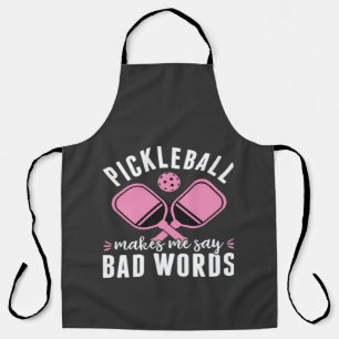 Pickleball-Spieler Pickleball Lässt Mich Schlimmes Schürze