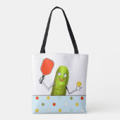 Pickleball-Spieler Tasche (Rückseite)