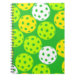 Pickleball Spiral Foto Notebook Notizblock