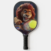 Pickleball Spirit Animal - Löwe Smash Art Pickleball Schläger (Vorderseite)