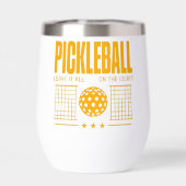 Pickleball Spirit - Verlass alles auf dem Gericht (Rückseite)