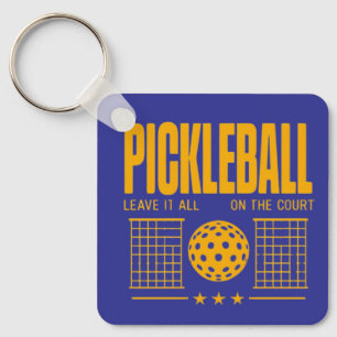 Pickleball Spirit - Verlass alles auf dem Gericht Schlüsselanhänger