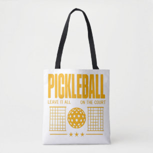 Pickleball Spirit - Verlass alles auf dem Gericht Tasche
