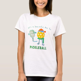 Pickleball Sport Funny Cool Trendy Pickleball Day T-Shirt