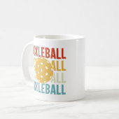 Pickleball Sport Kaffeetasse (Vorderseite Links)
