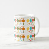 Pickleball Sport Kaffeetasse (VorderseiteRechts)