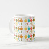 Pickleball Sport Kaffeetasse (Vorderseite Links)
