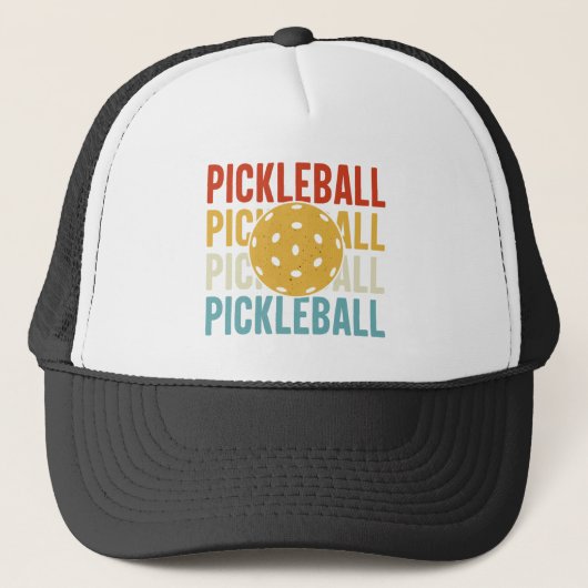 Pickleball Sport Truckerkappe (Vorderseite)