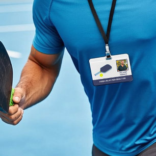Pickleball-Sportclub-Mitglied-Foto-ID Ausweis