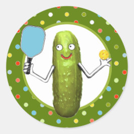 Pickleball Sports Collectif Runder Aufkleber