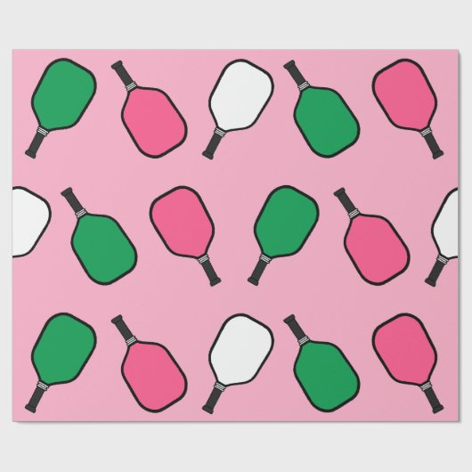 Pickleball Sports Geschenkpapier (Flach)