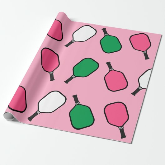 Pickleball Sports Geschenkpapier (Ungerollt)