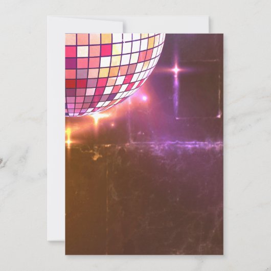 Pickleball Sports Neon Thema Diskothek Party Einladung (Rückseite)