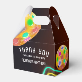 Pickleball Sports Neon Thema Diskothek Party Geschenkschachtel