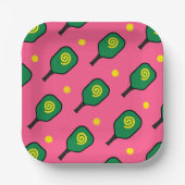 Pickleball Sports Party Pappteller (Vorderseite)