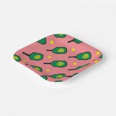 Pickleball Sports Party Pappteller (Gewinkelt)