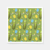 Pickleball Sports Party Serviette (Vorderseite)