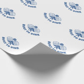 Pickleball Sprichwort Funny Geschenkpapier (Ecke)