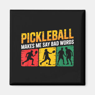 Pickleball-Spruch lustiger Humor für engagierte Li Magnet
