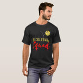 Pickleball Squad Paddleball Crew Lover Team Softba T-Shirt (Vorne ganz)