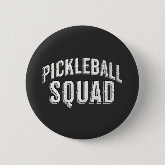 Pickleball Squad Team Turnier Button (Vorderseite)