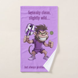 Pickleball SQUEAKY CLEAN, SLIGHTLY WILD Handtuch