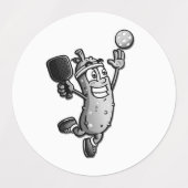 Pickleball Star Etiketten (Design 2)