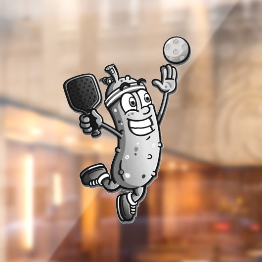 Pickleball Star Fensteraufkleber (Blatt 2)