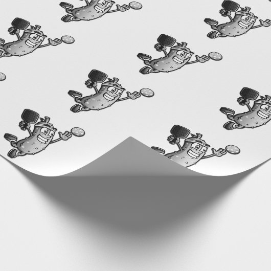 Pickleball Star Geschenkpapier (Ecke)