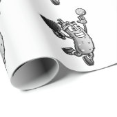 Pickleball Star Geschenkpapier (Rolleneckpunkt)