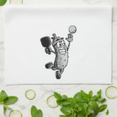 Pickleball Star Geschirrtuch (Gefaltet)