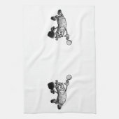 Pickleball Star Geschirrtuch (Vertikal)