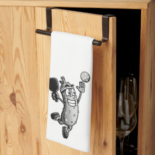 Pickleball Star Geschirrtuch