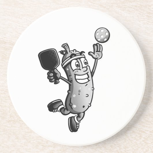 Pickleball Star Getränkeuntersetzer (Vorne)