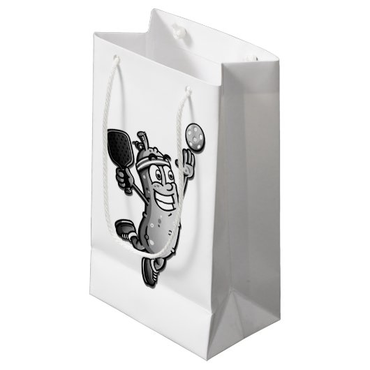 Pickleball Star Kleine Geschenktüte (Vorderseite Schrägansicht)