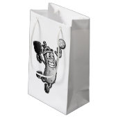 Pickleball Star Kleine Geschenktüte (Rückseite Schrägansicht)