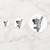 Pickleball Star Konfetti (Vorderseiten)