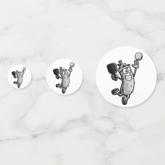 Pickleball Star Konfetti (Vorderseiten)