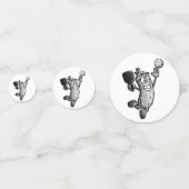 Pickleball Star Konfetti (Rückseiten)