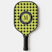 Pickleball Star Name des benutzerdefinierten Zitat Schläger (Rückseite)