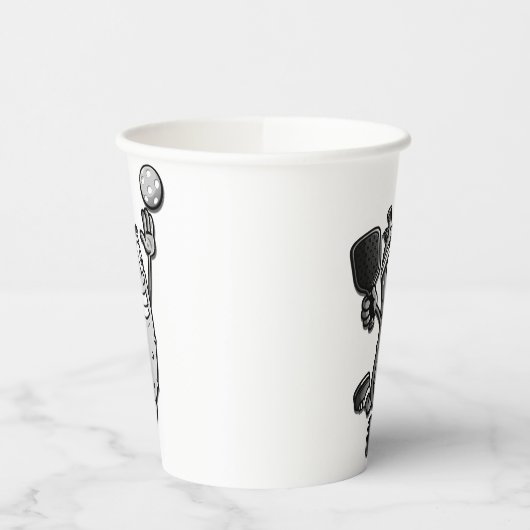 Pickleball Star Pappbecher (Links)