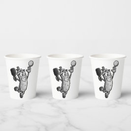 Pickleball Star Pappbecher