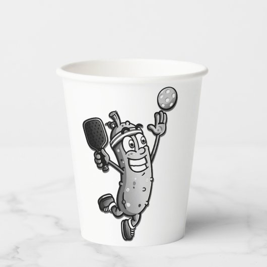 Pickleball Star Pappbecher (Vorderseite)