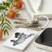 Pickleball Star Schlüsselanhänger (Vorderseite rechts)