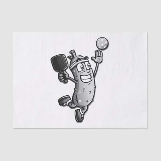 Pickleball Star Seidenpapier (Vorderseite)