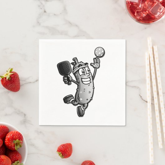 Pickleball Star Serviette (Beispiel)