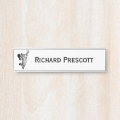 Pickleball Star Türschild (Vorderseite )